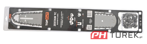 Zestaw prowadnica 20" cali 50 cm + 2 łańcuchy 76 ogniw 0.325x1,5 mm pilarki