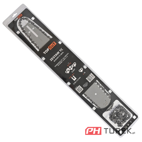 Zestaw prowadnica 20" cali 50 cm + 2 łańcuchy 76 ogniw 0.325x1,5 mm pilarki