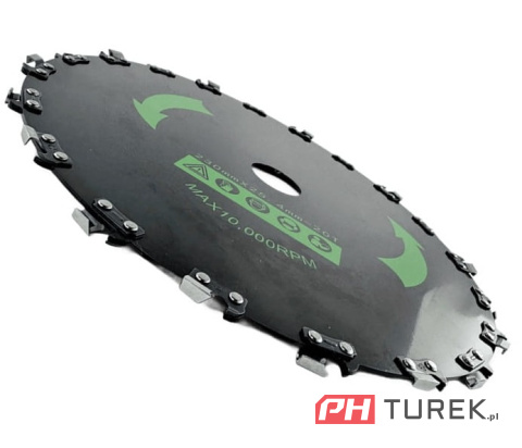 Tarcza tnąca z łańcuchem do kosy spalinowej 230mm