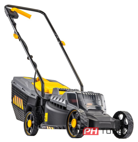 Kosiarka akumulatorowa do trawy lekka zwrotna 32cm 30l 4AH ładowarka 2x AKU