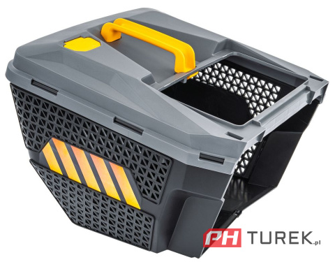 Kosiarka akumulatorowa do trawy lekka zwrotna 32cm 30l 4AH ładowarka 2x AKU