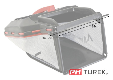 Kosz kompletny 45L kosiarki NAC LS42 oryginalny do LS42-127R-JR