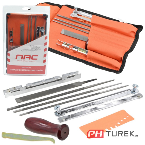 Uniwersalny zestaw do ostrzenia łańcuchów NAC