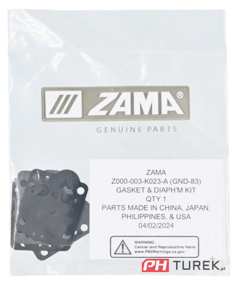 Zestaw membran gaźnika C1T-W33 C1T-EL41 520056 Husqvarna 135 140 235 240