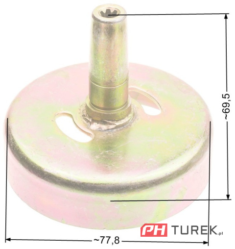 Bęben sprzęgła NAC 7 frezów wykaszarki marketowe BC CG CYG 32 33 43 415 430