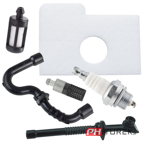 Zestaw serwisowy do piły STIHL MS170 MS180 3x filtr 2x przewód świeca