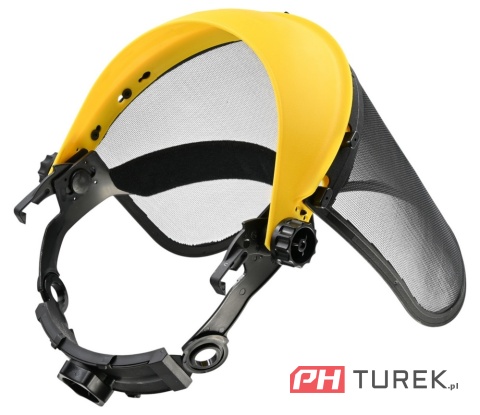 Zestaw NAC ochronnik twarzy maska z siatką + ochronnik słuchu słuchawki