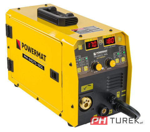 Migomat inwertorowy spawarka inwetorowa MIG MAG MMA TIG LIFT 180A SYNERGIA