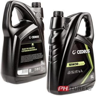 Olej CEDRUS 10W30 5l czterosuw dla silników cztero-suwowych kosiarki