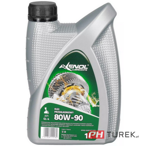 Olej przekładniowy Axenl GL-4 80W90 1L do skrzyń biegów, mostów przekładni