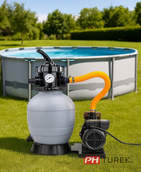 Pompa piaskowa do basenu PM-PPDB-250J 7900 l/h kwarcowy kulki filtracyjne