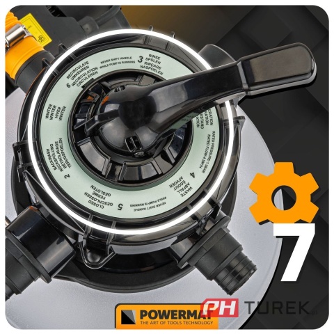 Pompa piaskowa do basenu PM-PPDB-550J 13 200 l/h kwarcowy kulki filtracyjne