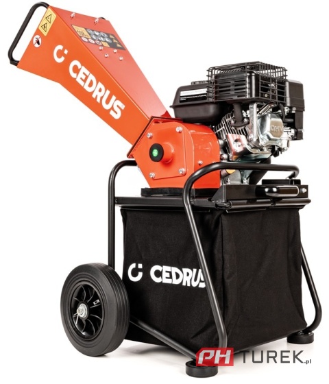 Rozdrabniacz spalinowa RĘBAK Cedrus Loncin G200F gałęzie 50 mm 65l RB01C
