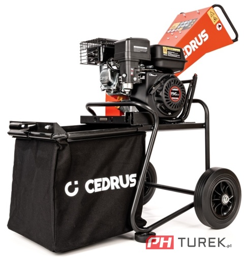 Rozdrabniacz spalinowa RĘBAK Cedrus Loncin G200F gałęzie 50 mm 65l RB01C