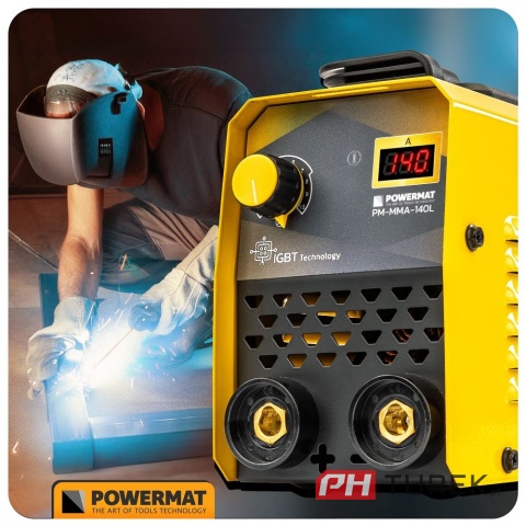 Spawarka inwertorowa inwerterowa LCD MMA 140A IGBT HOT START ANTI STICK VRD