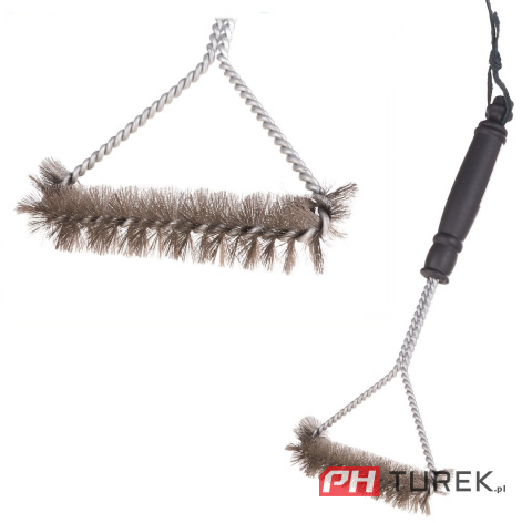 Szczotka druciana 31x17cm – do czyszczenia grilla rusztu