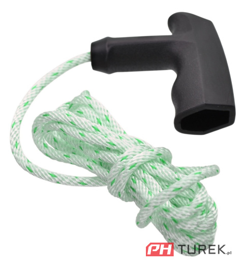 Uchwyt rozrusznika z linką kosiarki B&S sznurek 4mm 180cm