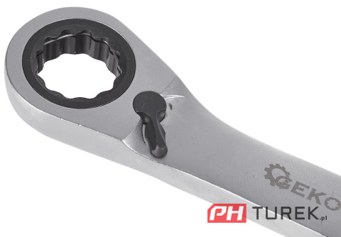 Zestaw nasadek przelotowych spline z grzechotką 10-24mm 17el. CrV