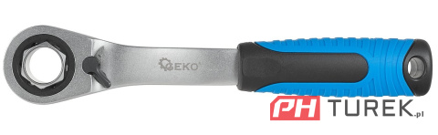 Zestaw nasadek przelotowych spline z grzechotką 10-24mm 17el. CrV