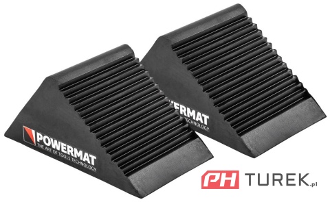 2X Kliny gumowe 2 sztuki pod koła drzwi koło blokada kół 135x80 PM-GKPK-133