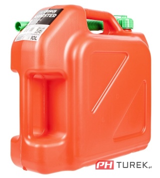 Kanister jednokomorowy 10l Cedrus ze skalą pomiarową miarka bańka na paliwo