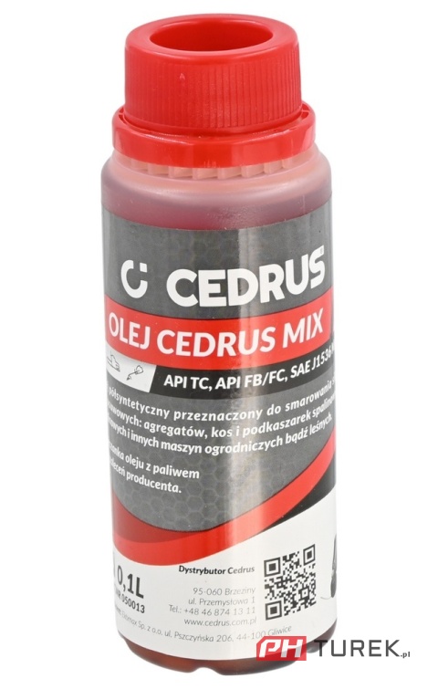 Olej do mieszanki silników dwusuwowych 2-suwowych 2T MIX CEDRUS 0.1L 100ml