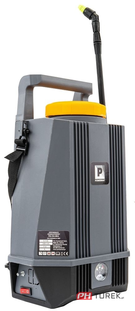 Opryskiwacz akumulatorowy ciśnieniowy na ramię ogrodowy lekki 2AH LI-ION 8L