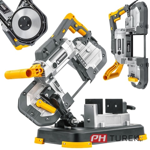 PIŁA TAŚMOWA DO METALU PCV Z PODSTAWĄ PRZECINARKA UKOŚNICA PRZENOŚNA 1200W