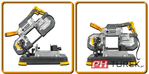 PIŁA TAŚMOWA DO METALU PCV Z PODSTAWĄ PRZECINARKA UKOŚNICA PRZENOŚNA 1200W