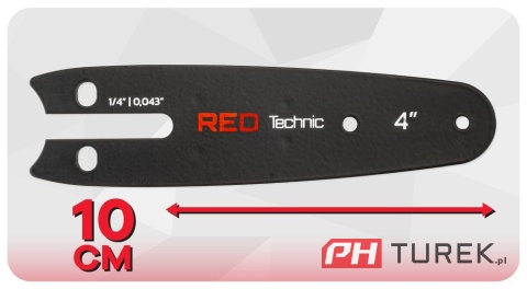 Prowadnica + 2x łańcuch 4" cali do piły pilarki akumulatorowej 1/4 14 ogniw