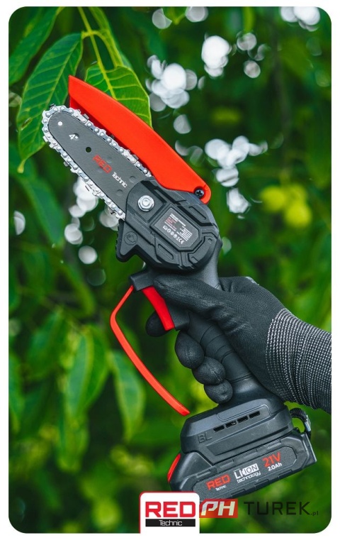 Prowadnica + 2x łańcuch 4" cali do piły pilarki akumulatorowej 1/4 14 ogniw