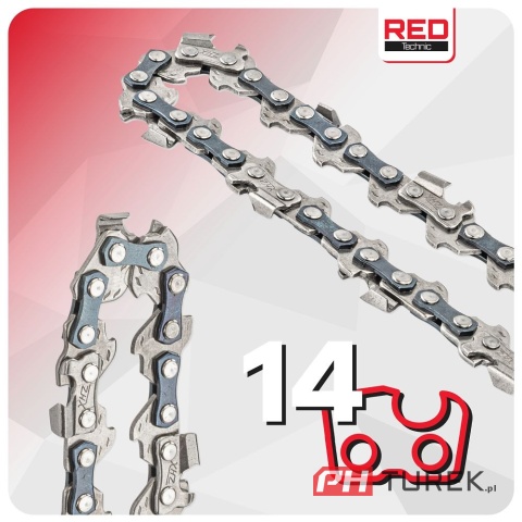 Prowadnica + 2x łańcuch 4" cali do piły pilarki akumulatorowej 1/4 14 ogniw