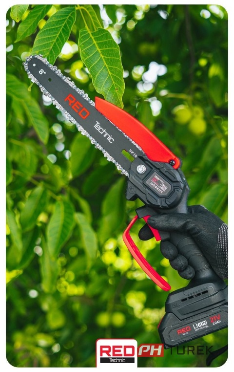 Prowadnica + 2x łańcuch 8" cali do piły pilarki akumulatorowej 1/4 23 ogniw