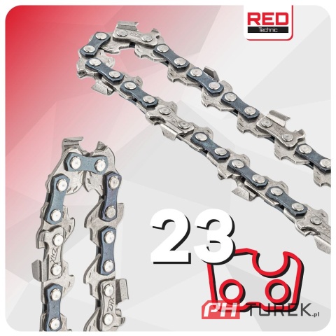 Prowadnica + 2x łańcuch 8" cali do piły pilarki akumulatorowej 1/4 23 ogniw