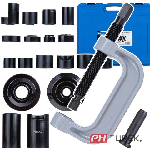 Przyrząd do ściągania sworzni tulei - prasa śrubowa ściągacz przegubów 21el