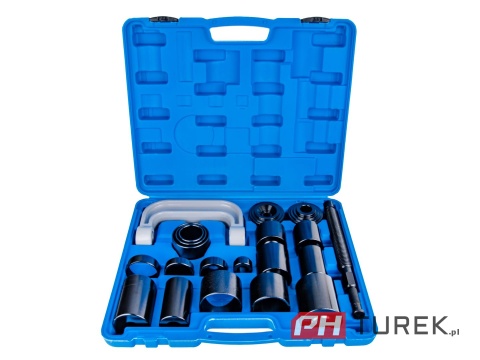 Przyrząd do ściągania sworzni tulei - prasa śrubowa ściągacz przegubów 21el