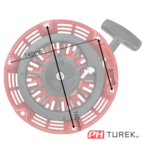 Rozrusznik Honda GX110 GX160 zabierak metal 28400-Z4M-801ZB 28400-ZH8-013YA