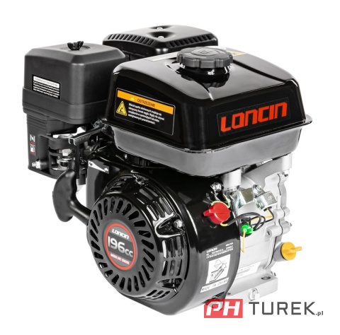 Silnik loncin g200f-r-s wał poziomy 19,05 mm / 62 mm 4,1kw 5.58km 196cm2 cc