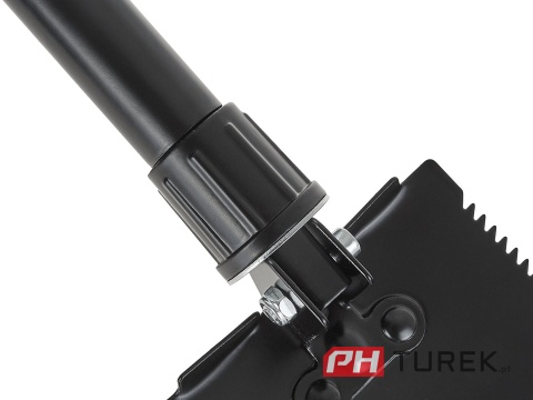 Saperka składana 2w1 taktyczna BLACK SURVIVAL SERIES 48 cm sztych 16x11,5