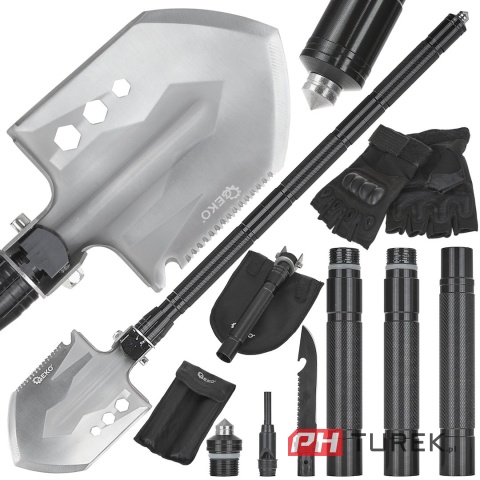 Saperka składana wielozadaniowa taktyczna BLACK SURVIVAL SERIES 44,5-75,5cm