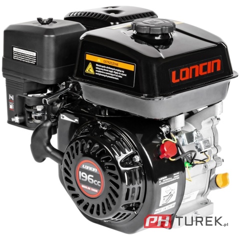 Silnik Loncin G200F-A-S wał poziomy 20 mm / 50 mm 4,1 kW 196cm3 TYP A