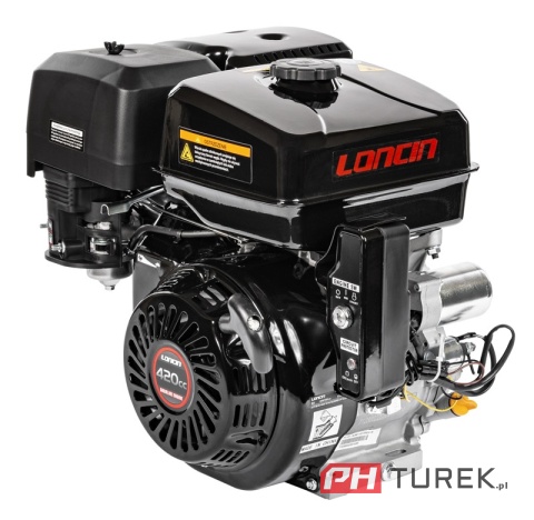 Silnik Loncin G420FD-A wał poziomy 25 mm / 60 mm 15 KM elektryczny rozruch