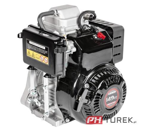 Silnik Loncin LC165F-3H-A wał poziomy 15 / 29 mm z gwintem 3,2 kW 196 cm3