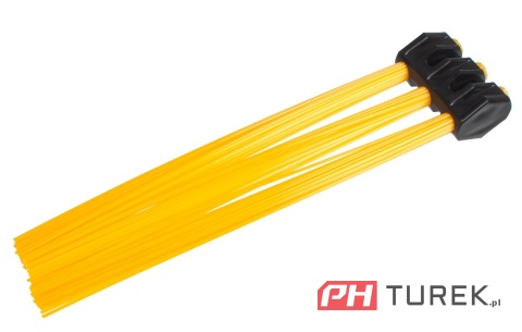 Wkład głowicy zestaw 12x szczotka z kołami odchwaszczarka cedrus sc02