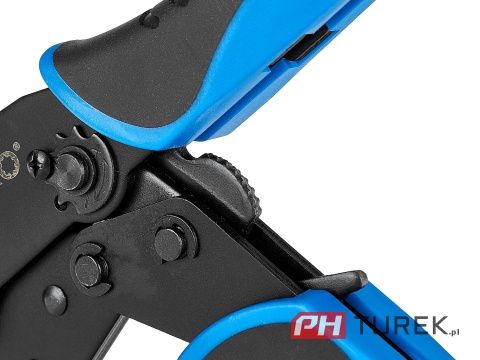 Zaciskarka do końcówek konektorowych kabli + kpl. 5 matryc GEKO