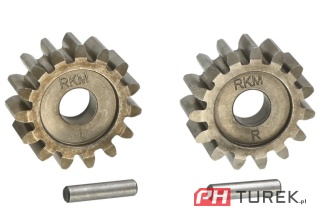 Zębatka napędu kosiarki 15 zębów na oś 12mm zestaw everest