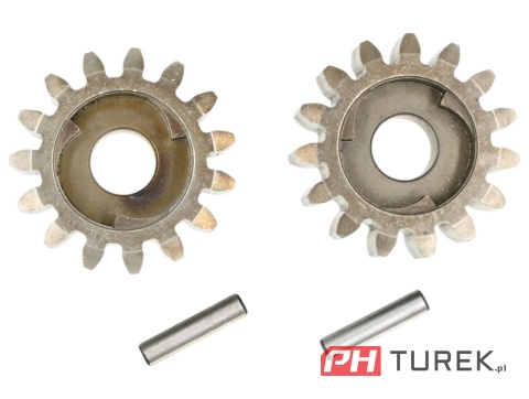 Zębatka napędu kosiarki 15 zębów na oś 12mm zestaw everest