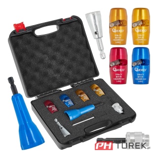 Zestaw do ściągania izolacji i skręcania przewodów na wkrętarkę ściągacz