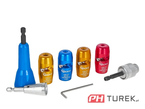 Zestaw do ściągania izolacji i skręcania przewodów na wkrętarkę ściągacz