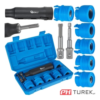 Zestaw szczotek do czyszczenia śrub i szpilek szczotki adaptery 9el.